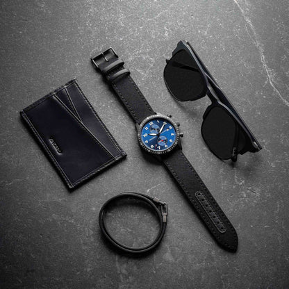 The Altitude - Matte Black/Cobalt