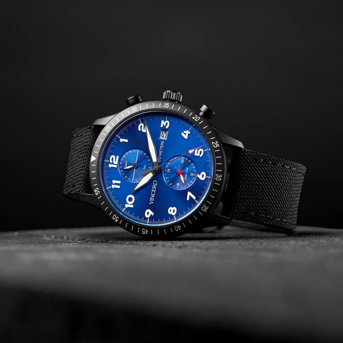 The Altitude - Matte Black/Cobalt