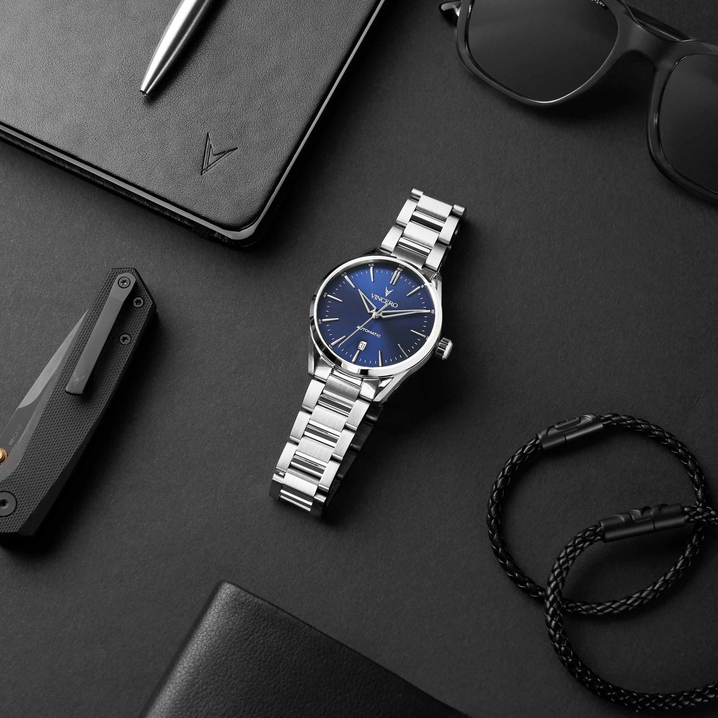 Icon Automatic - Silver/Blue