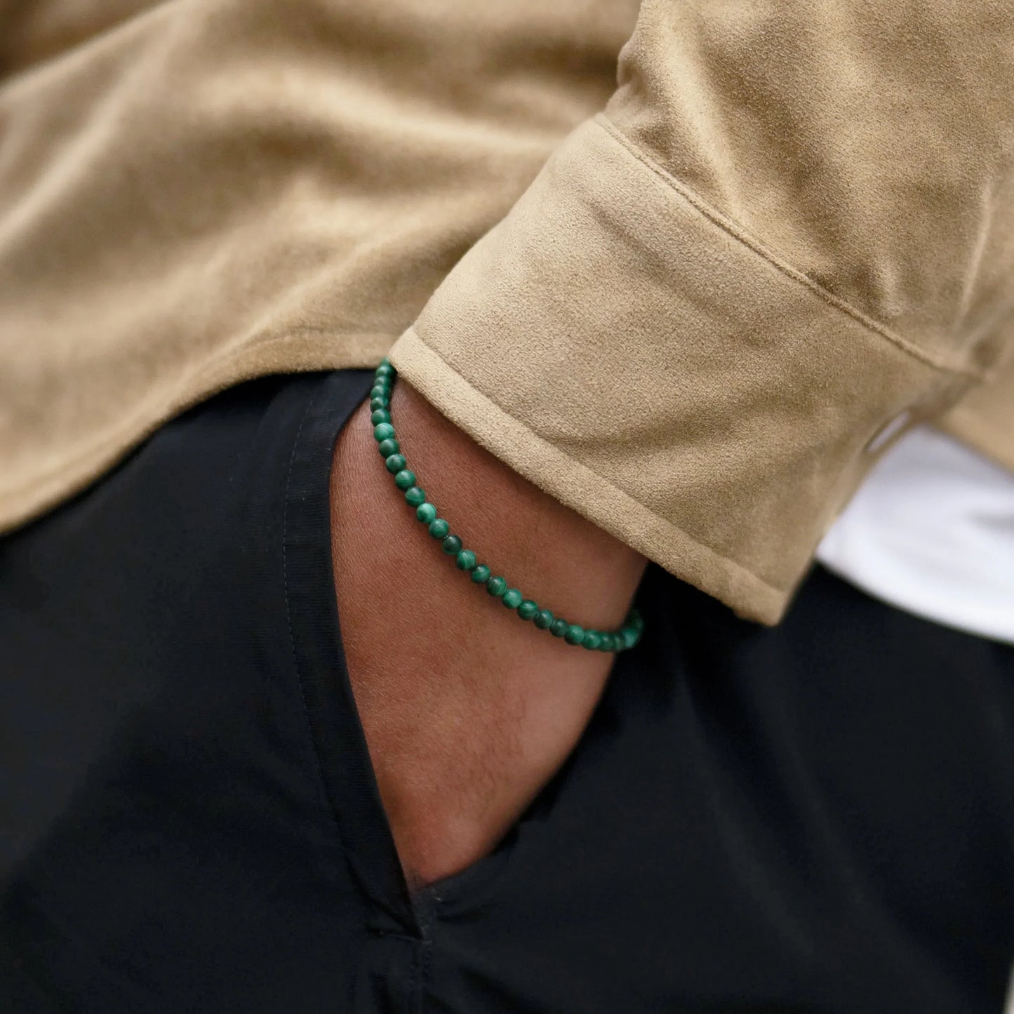 Spiritual Bead Set, 4mm - Malachite & Onyx