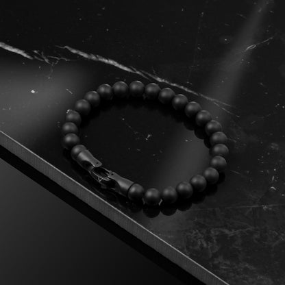 Spiritual Bead Bracelet, 8MM - Black Onyx