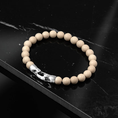 Spiritual Bead Bracelet, 8MM - Riverstone