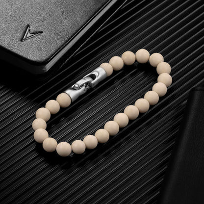 Spiritual Bead Bracelet, 8MM - Riverstone