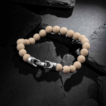 Spiritual Bead Bracelet, 8MM - Riverstone