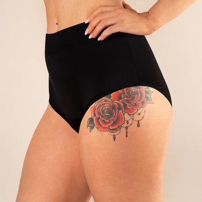 Maillot de bain menstruel taille haute Eléonore