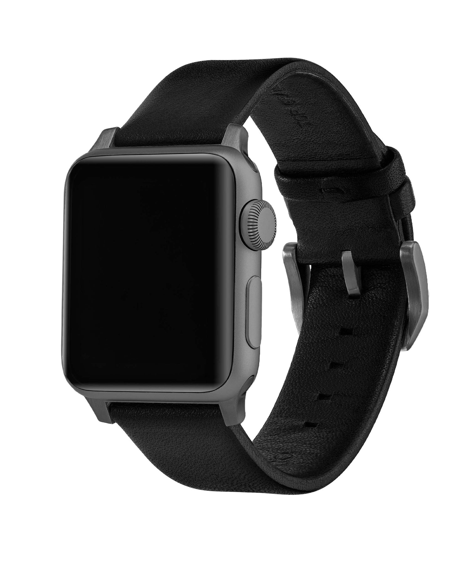 Apple Watch Leather Band - Graphite Hardware 45mm
