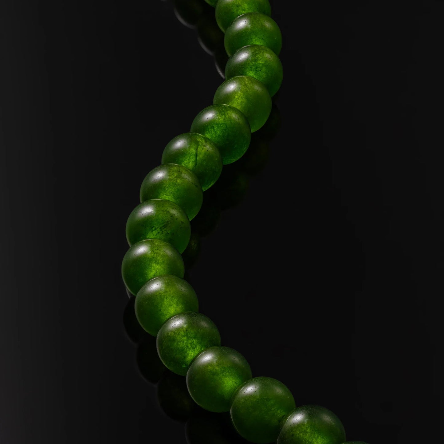 Spiritual Bead Bracelet, 8MM - Green Onyx
