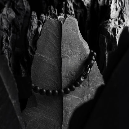 Spiritual Bead Set 8mm - Green & Black Onyx