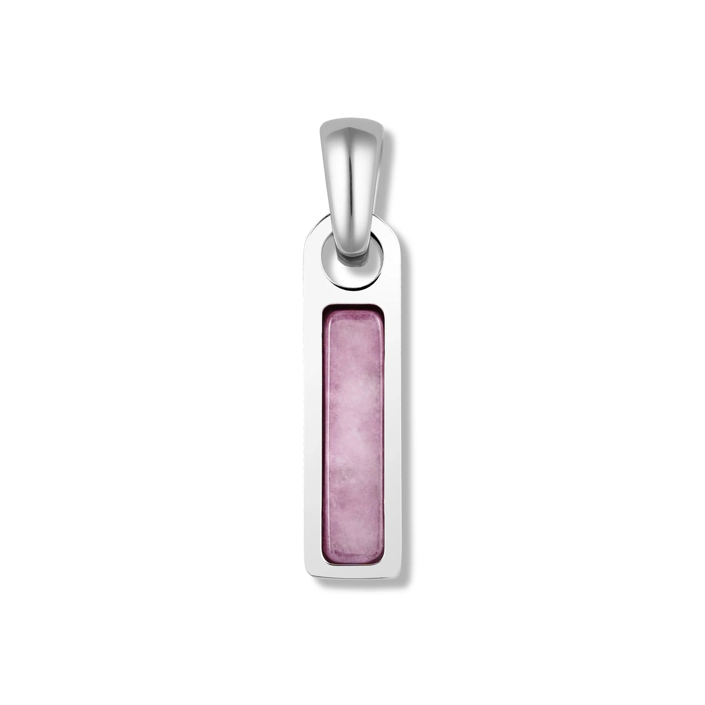 Birthstone Tag Pendant - Silver