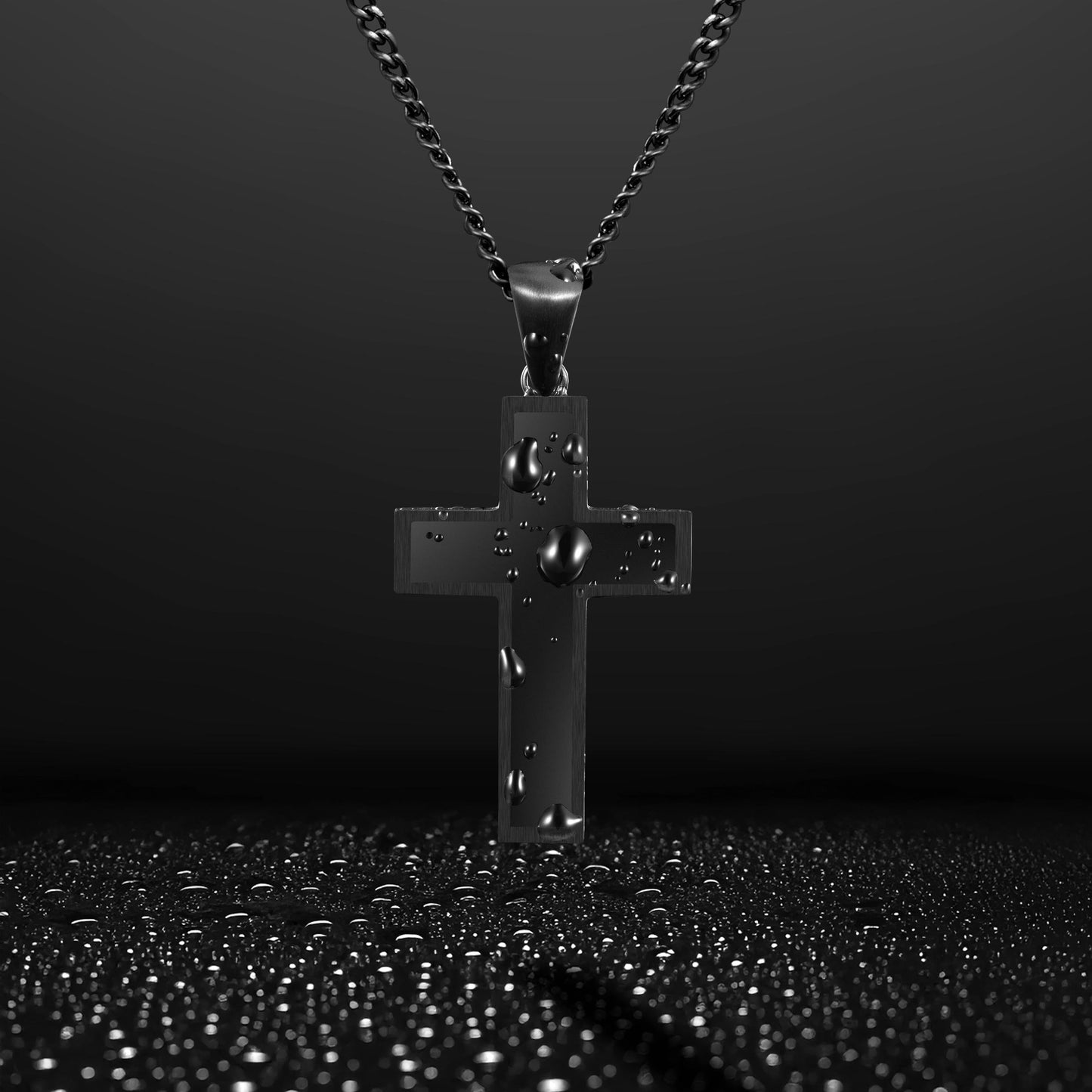 Stone Cross (Large) - Stealth