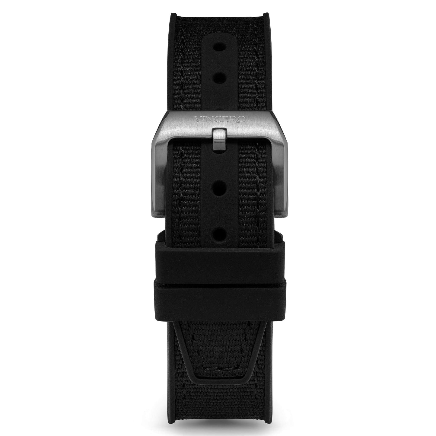 Nylon + Rubber - Black 22mm