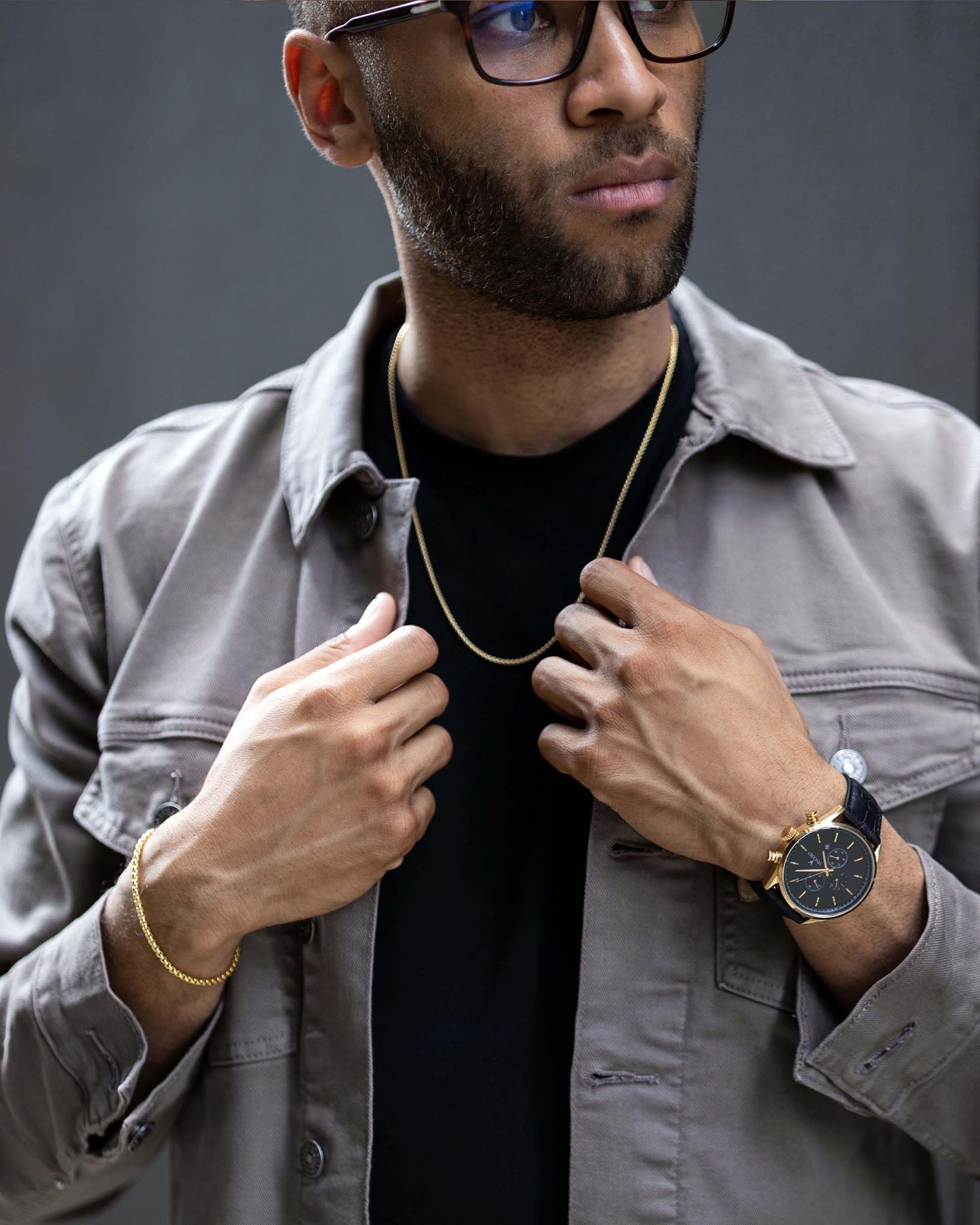 Chain Bracelet Set - Gold