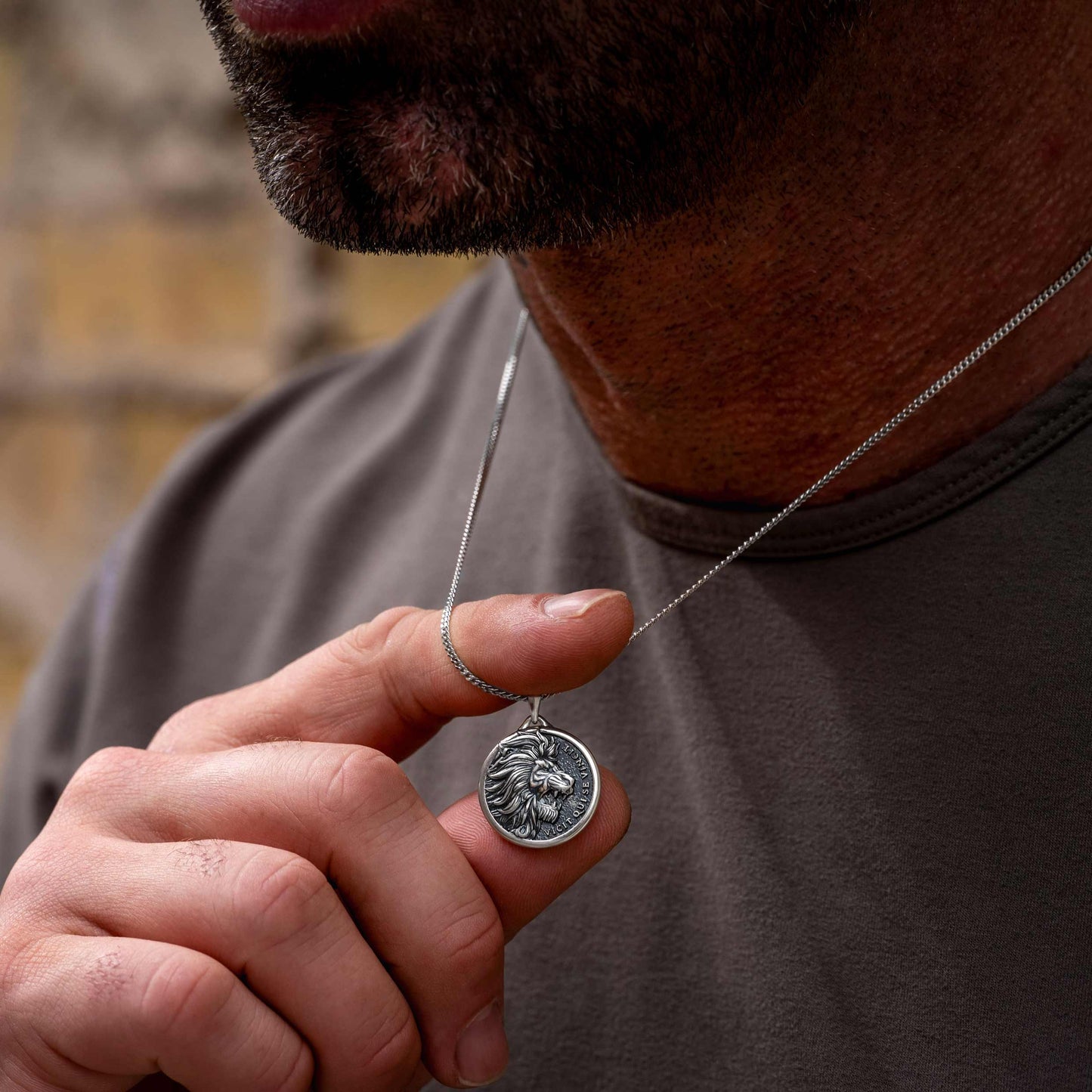 Built Different: The Lion - Sterling Silver