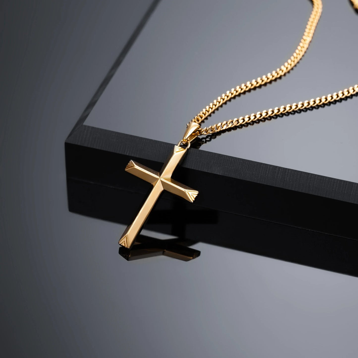 Cross Pendant - 14K Gold