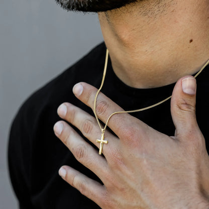 Cross Pendant - 14K Gold