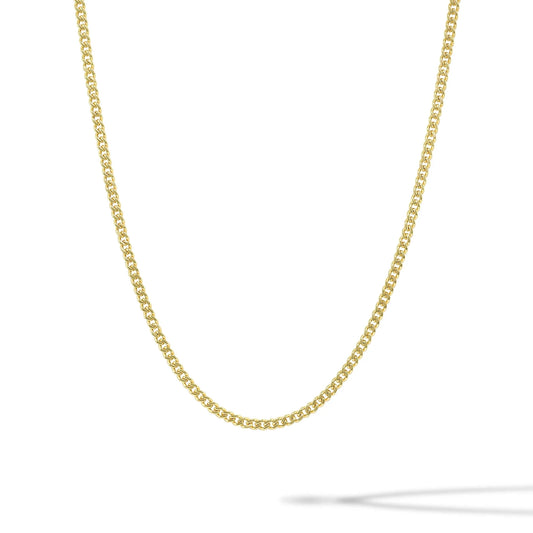 Cuban Chain Necklace 3MM - Gold