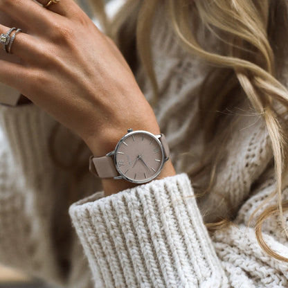 Eros Limited Release - Silver + Taupe