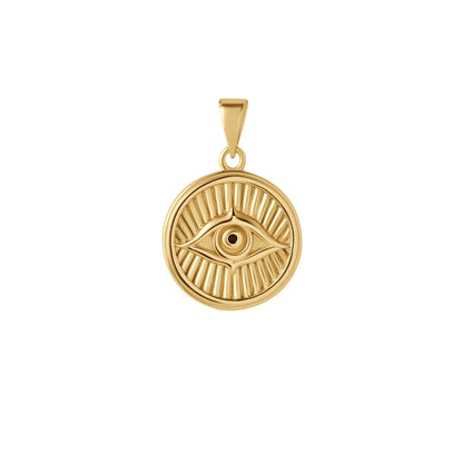 Courage: Evil Eye Necklace - Gold