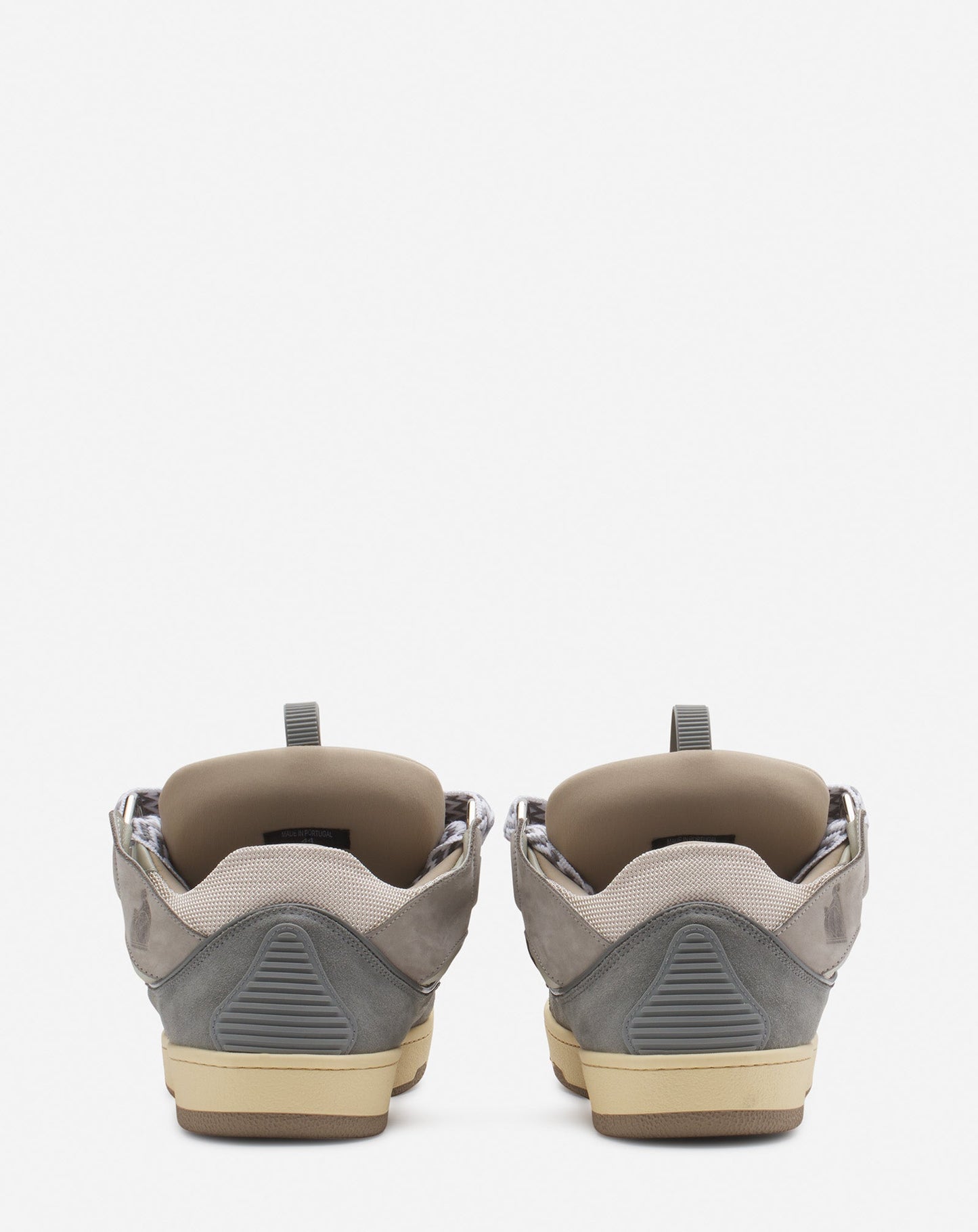 LANVIN LEATHER CURB GRIS
