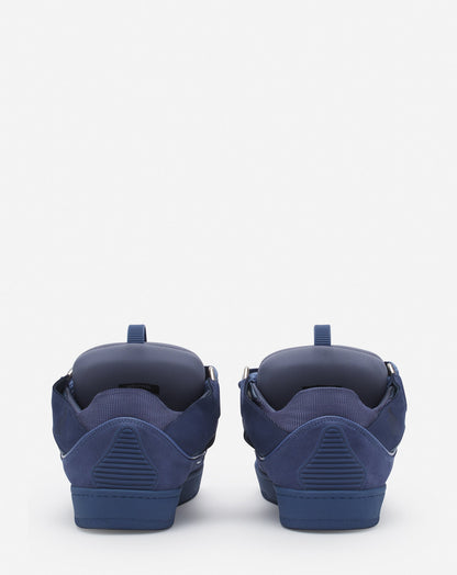 LANVIN LEATHER CURB BLEU MARINE
