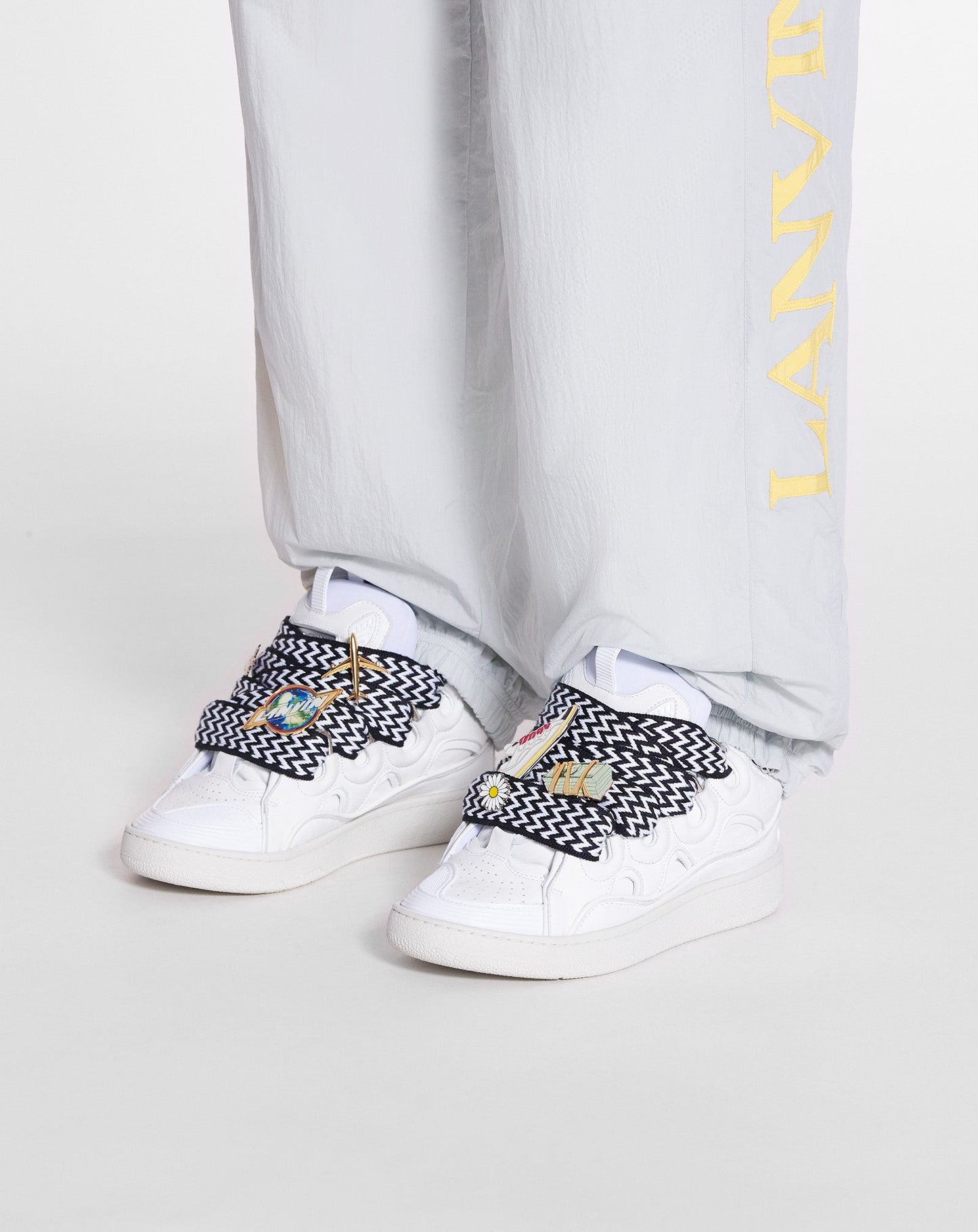 LANVIN x FUTURE CURB 3.0 WHITE/BLACK