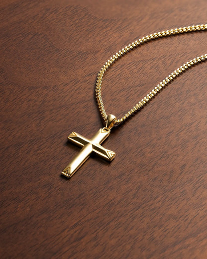 Cross Pendant - 14K Gold