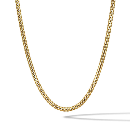 Cuban Chain Necklace, 5MM - 14K Gold