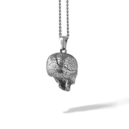 Memento Mori Pendant - Sterling Silver