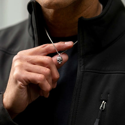 Memento Mori Pendant - Sterling Silver