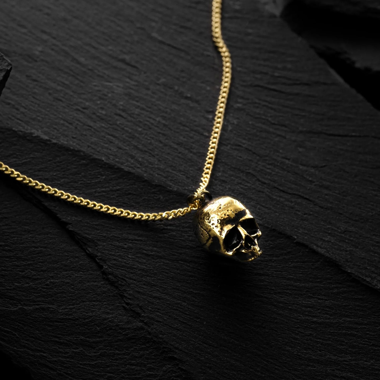 Momento Mori Pendant - Gold Set