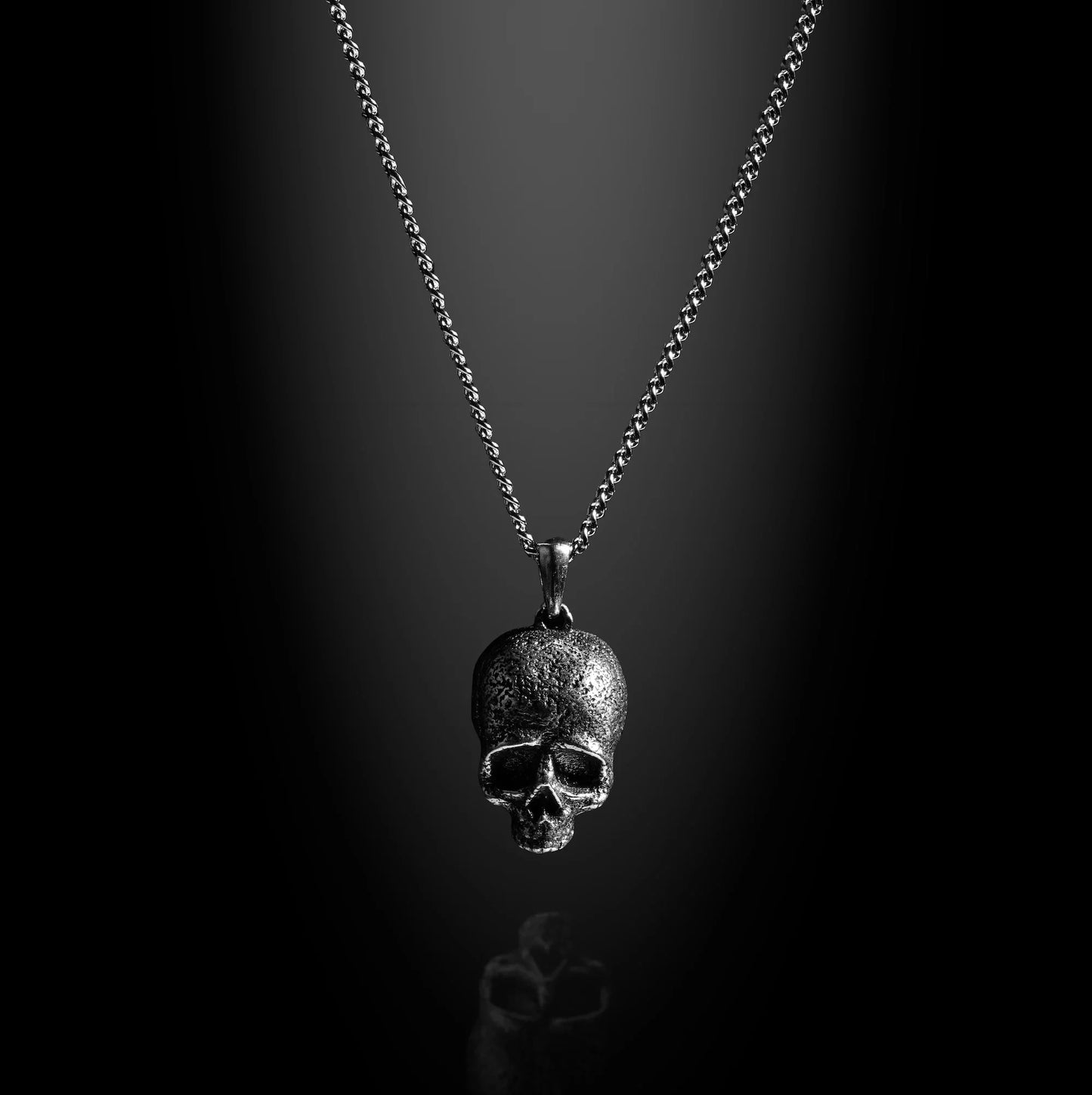 Memento Mori Pendant - Sterling Silver
