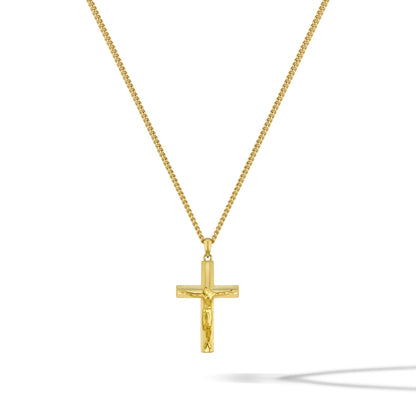 Crucifix Pendant - 14K Gold