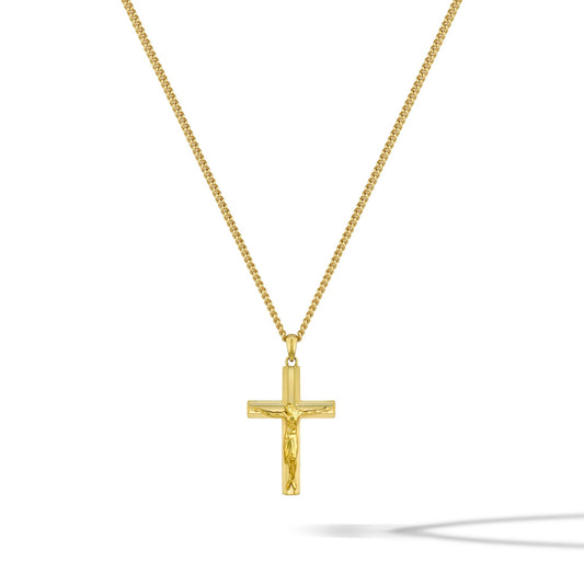 Crucifix Pendant - 14K Gold