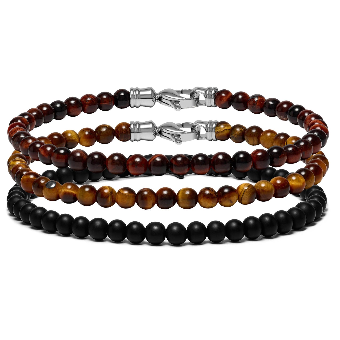 Spiritual Bead Set 4mm - Triple Stack