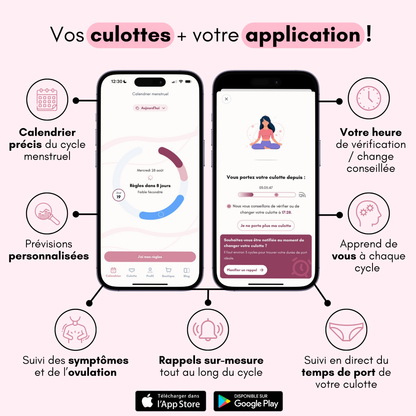 Tanga Menstruel Mélody sans coutures