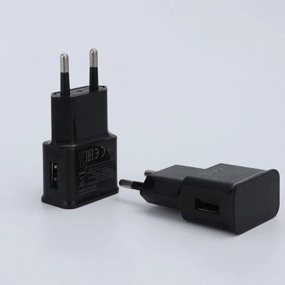 5V Portable Dual USB Power Adapter Mobile Phone Charger Electrical Socket Travel Smart Matching Charger Adapter For Smartphone