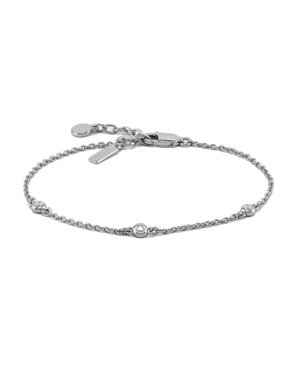The Sapphire Trio Bracelet - Silver