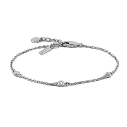 The Sapphire Trio Bracelet - Silver