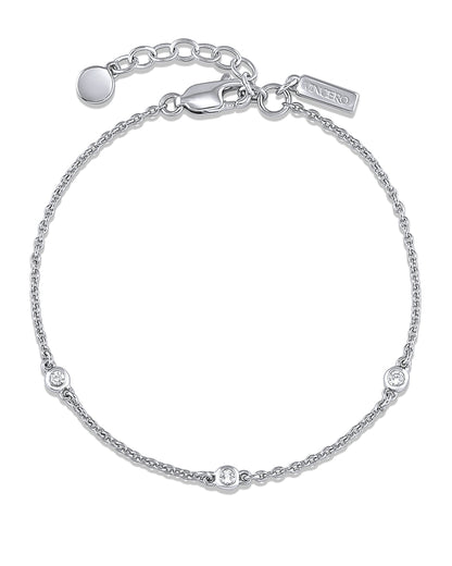 The Sapphire Trio Bracelet - Silver