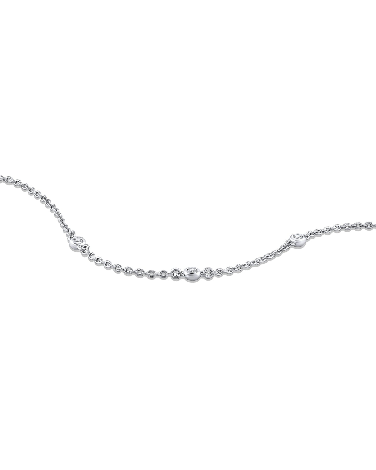 The Sapphire Trio Bracelet - Silver