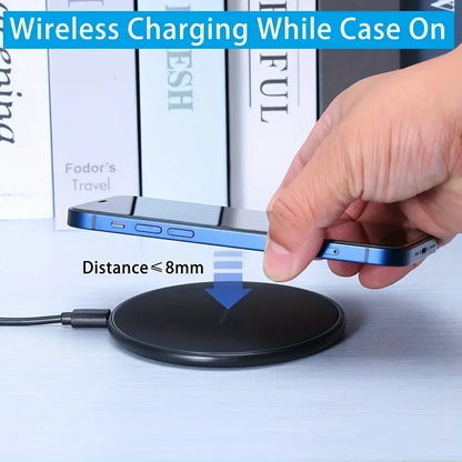 120W Fast Wireless Charger for iPhone 15 14 13 12 11 Pro Max Induction Wireless Charging Pad For Samsung S22 S21 S20 S10 9 Note