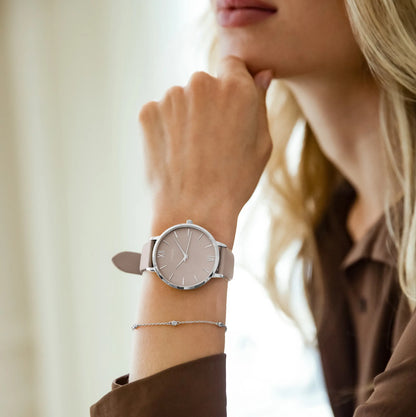 Eros Limited Release - Silver + Taupe