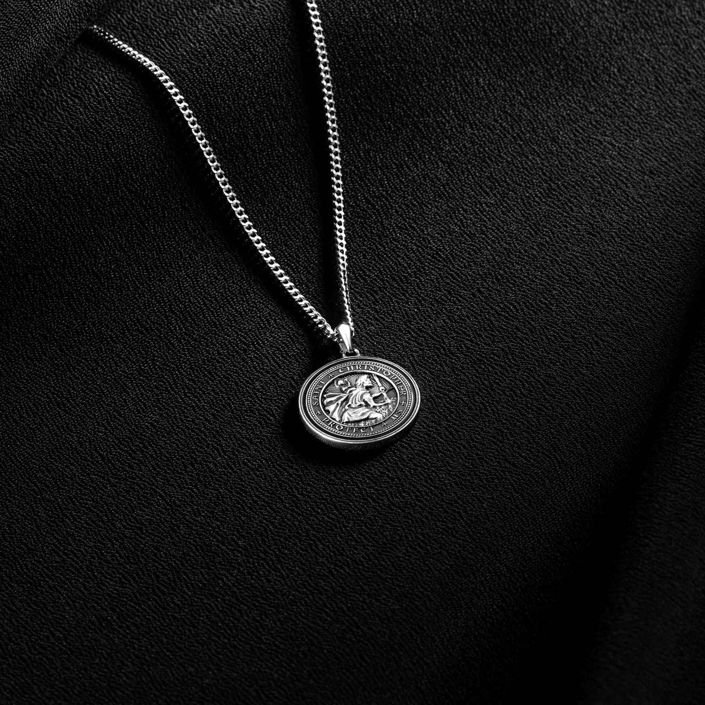 St. Christopher Pendant - Sterling Silver