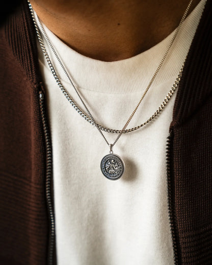 St. Christopher Set - Sterling Silver Set