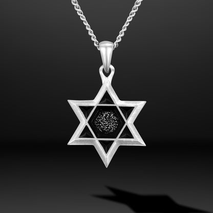 Star of David Pendant - Silver Set