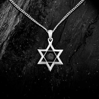 Star Of David Pendant - Silver