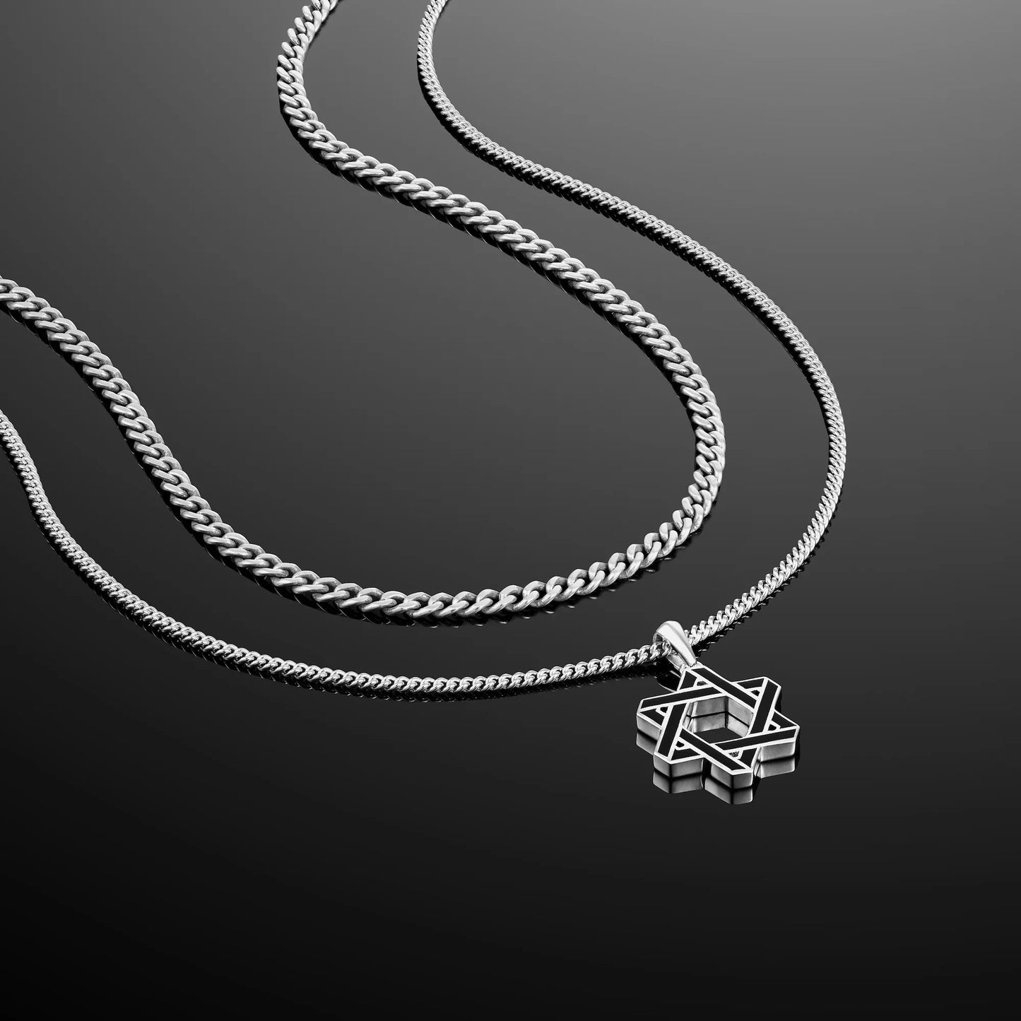 Star of David - Sterling Silver Set