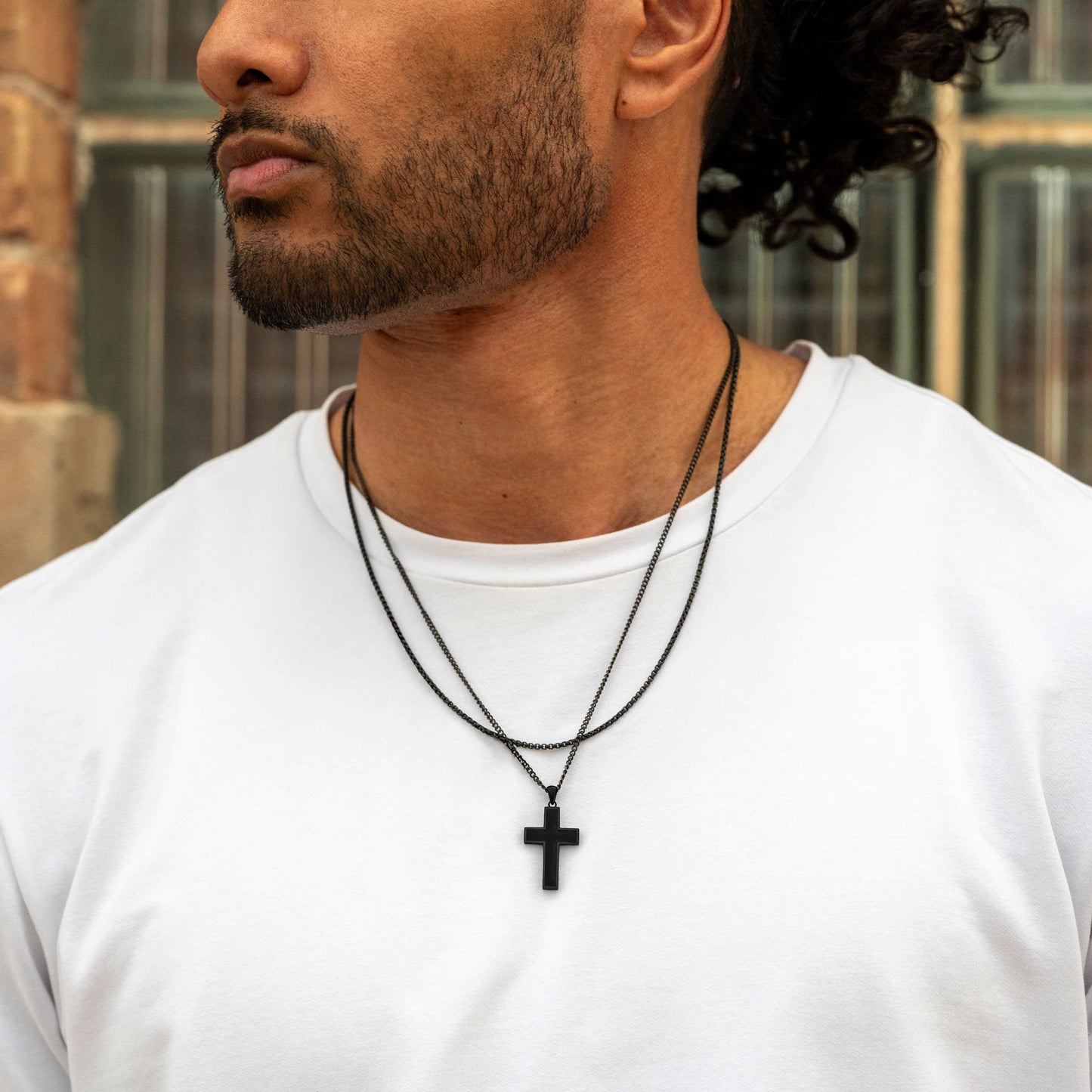 Stone Cross (Large) - Stealth