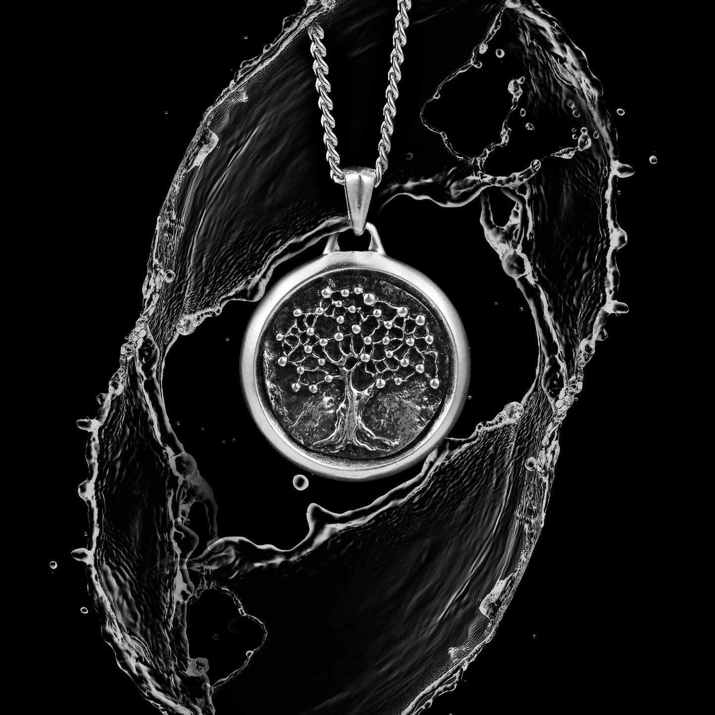 Tree Of Life Amulet - Sterling Silver