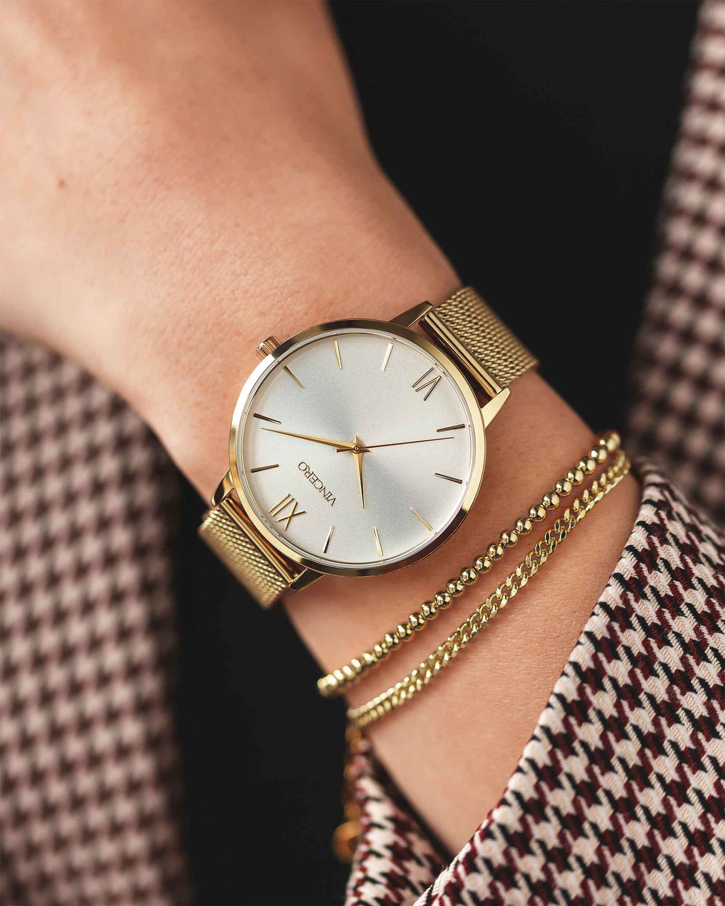 The Beaded Bracelet - Gold